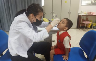 Oral Polio Vaccination (OPV) drive for preschoolers