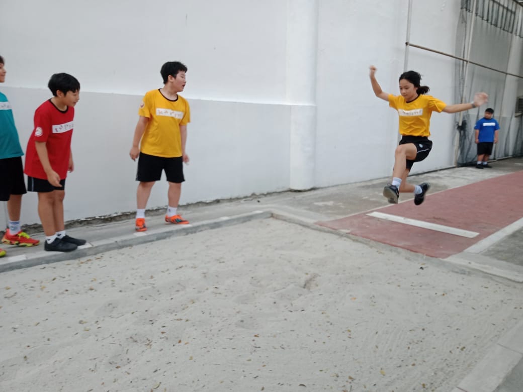 Grade 7; Long Jump Practice