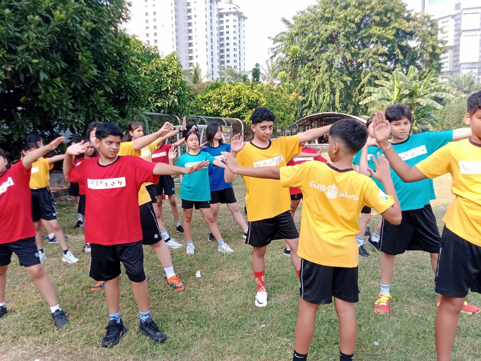 Grade 7; Practice on Shot Put Technique