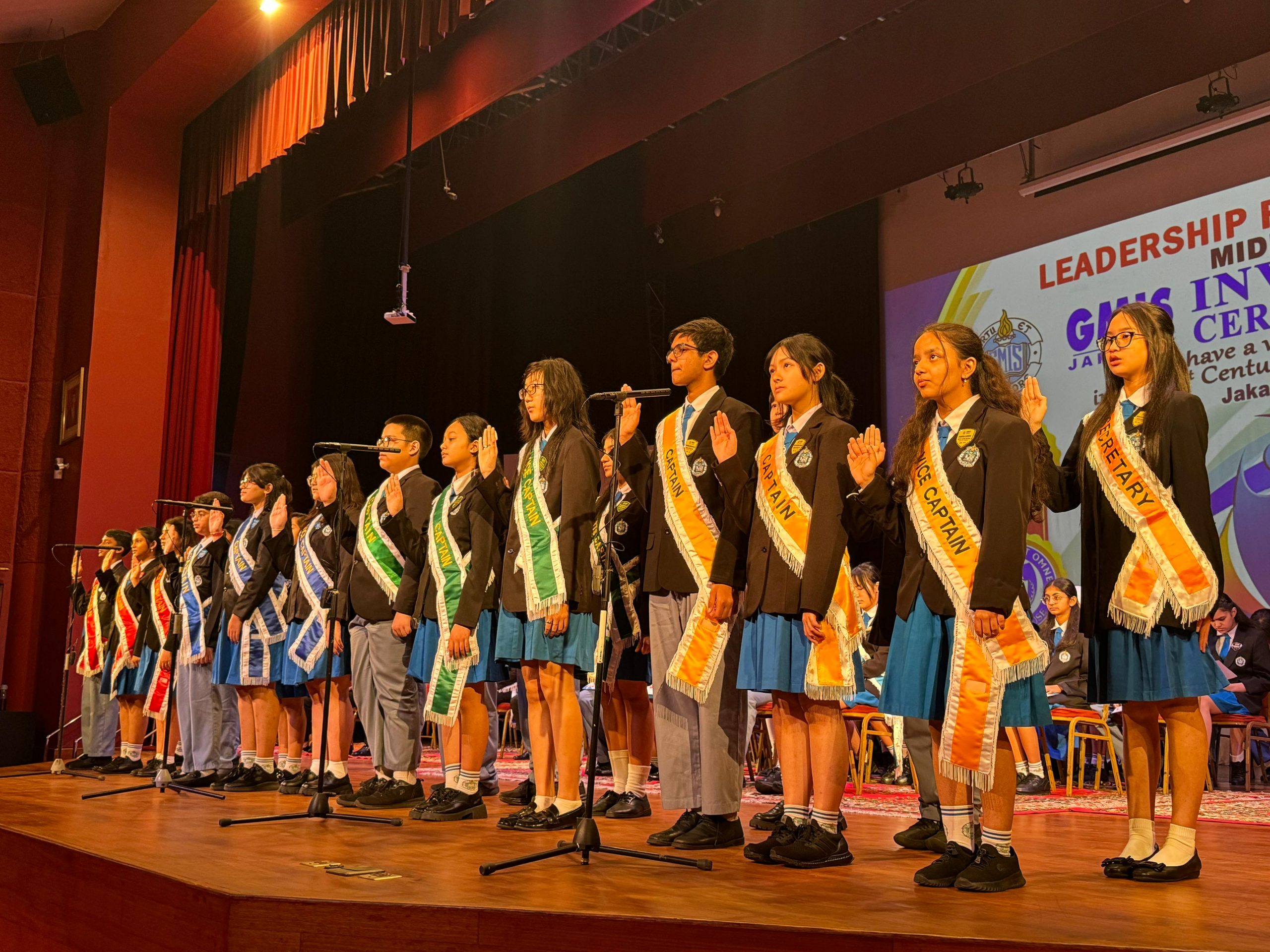 Middle School Investiture Ceremony