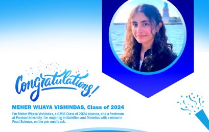 Meher Wijaya Vishindas,  Class of 2024