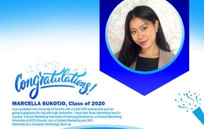 Marcella Sukotjo, Class of 2020